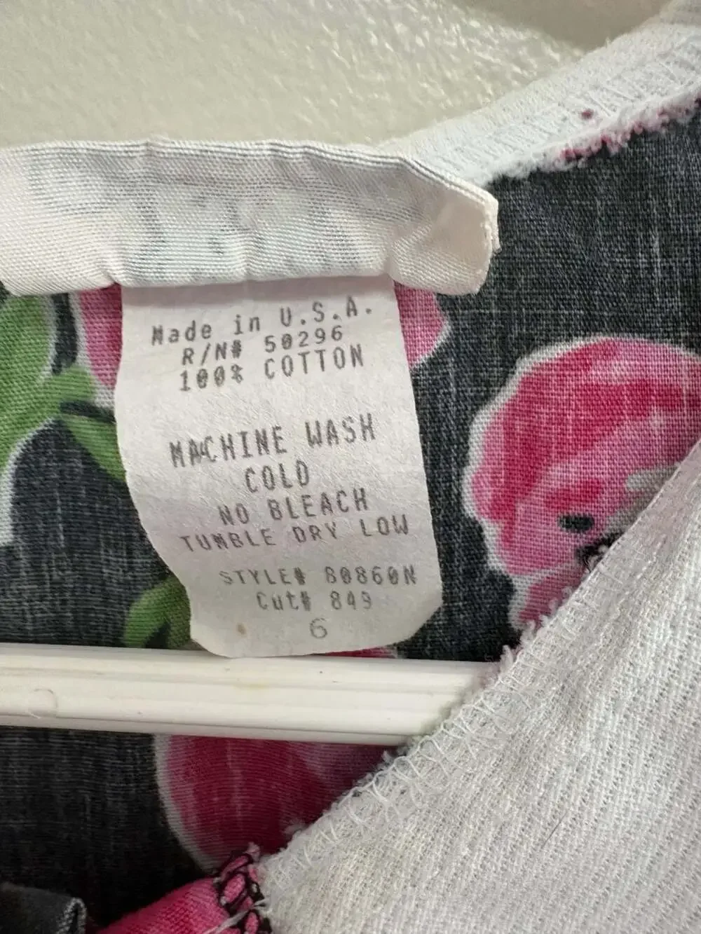 Vintage Lovey Bear Floral Peter Pan Collar Dress
